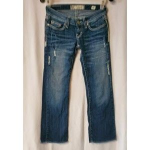 BKE Starlite Distressed Jeans Size 24 x 26